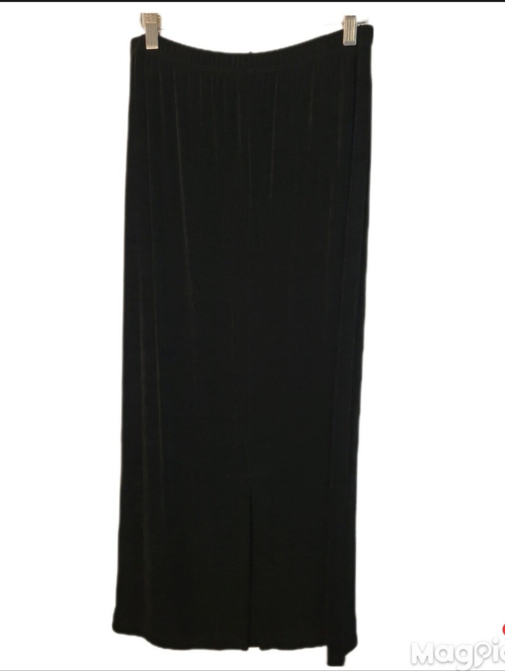 Drapers And Damon's Charcoal Slinky Knit Pull-On Long Skirt Med